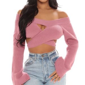 Cropped sweater